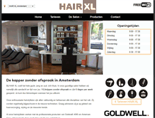 Tablet Screenshot of hairxl.nl